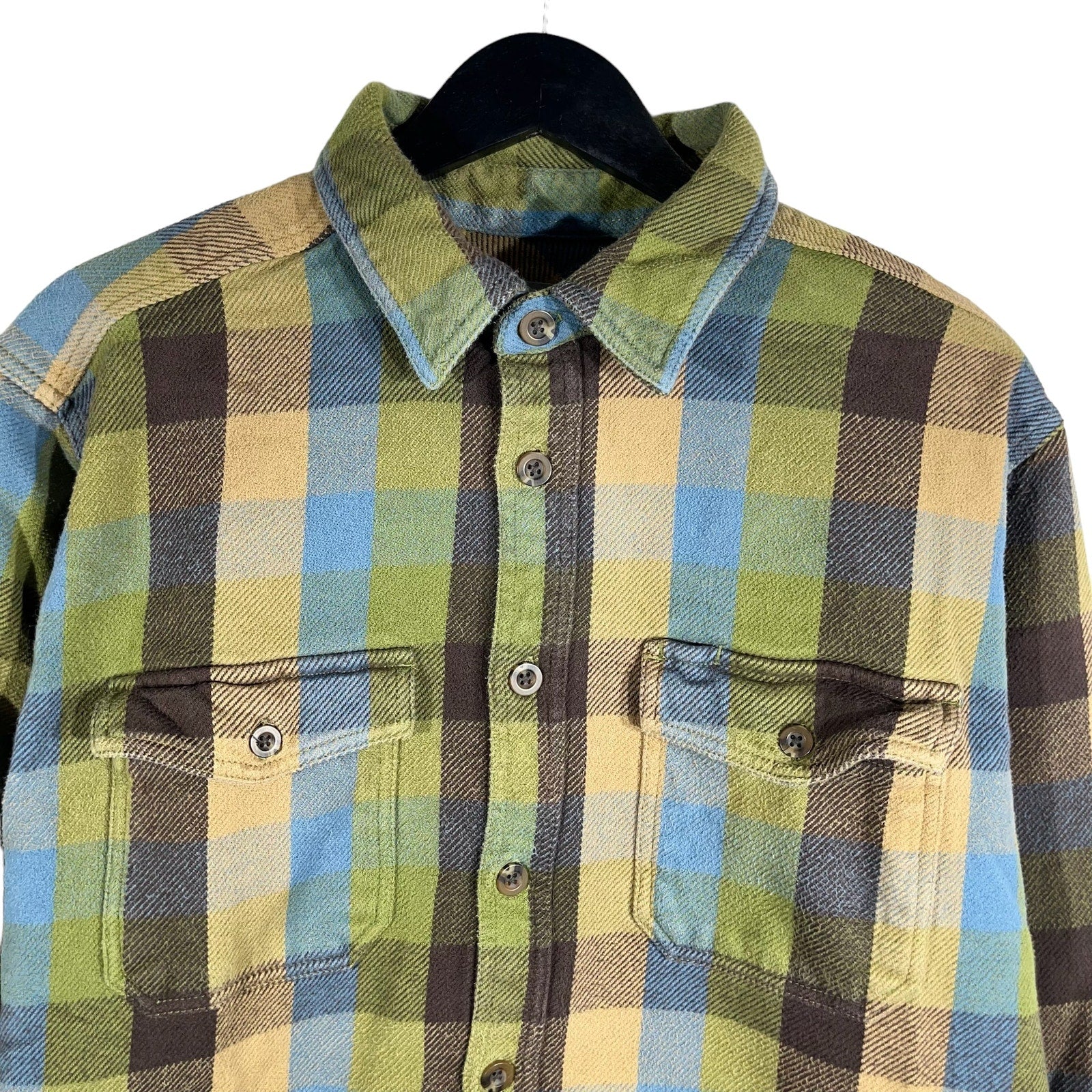 Collection of Ultimate Terrain Plaid Long Sleeve Flannel in a gallery layout
