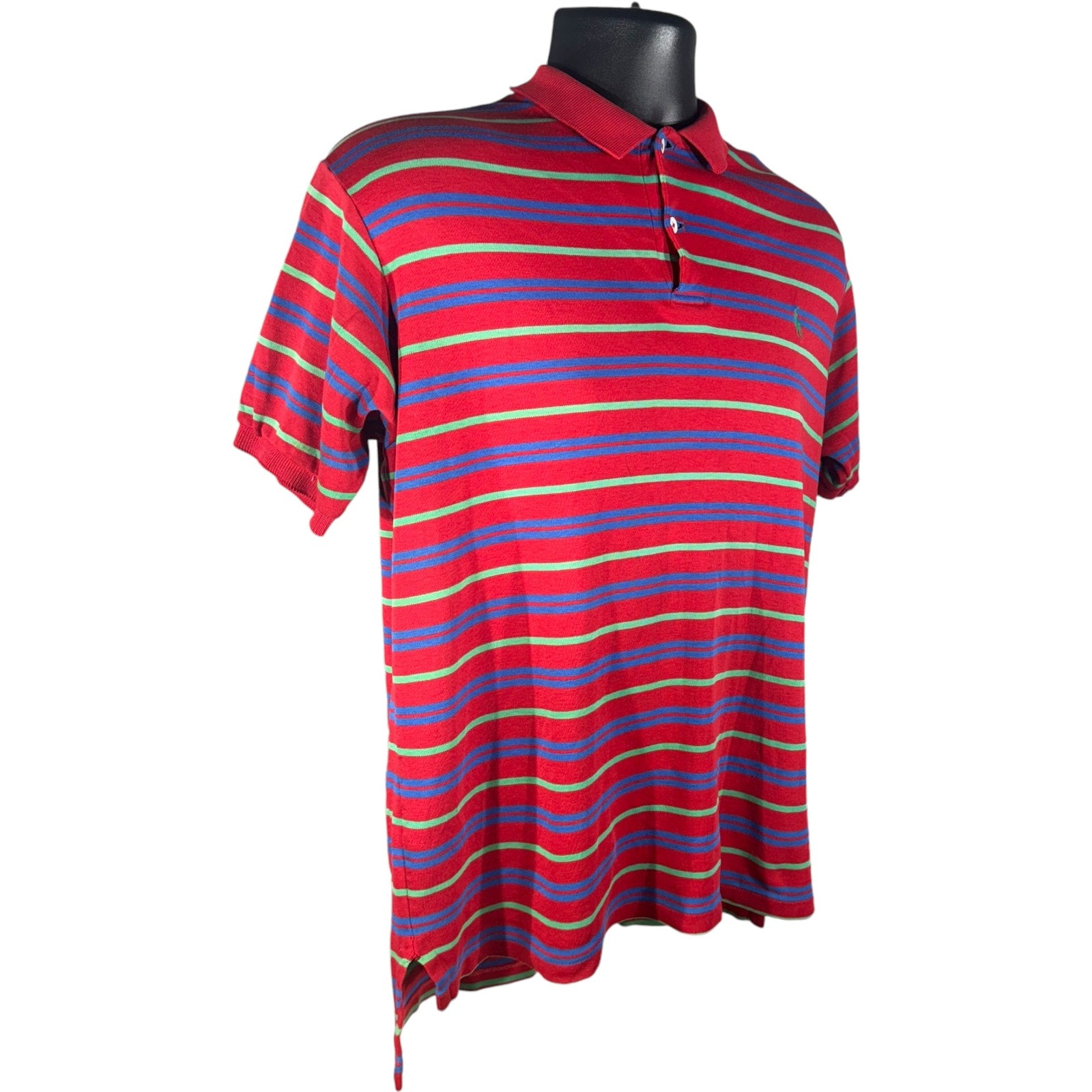 Collection of Polo Ralph Lauren Striped Short Sleeve Polo in a gallery layout