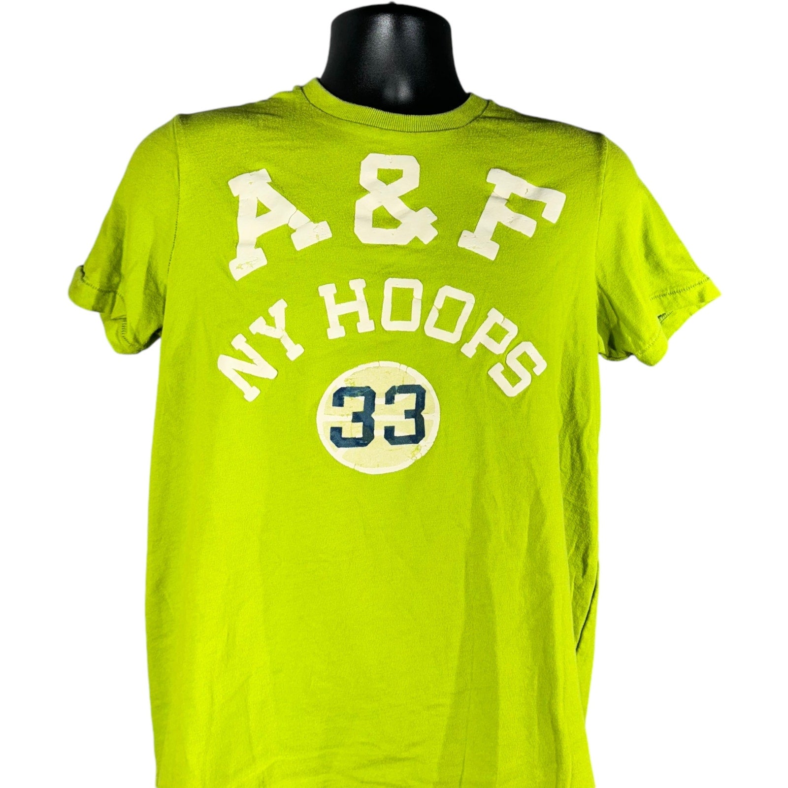 Collection of Abercrombie & Fitch NY Hoops Short Sleeve Tee in a gallery layout