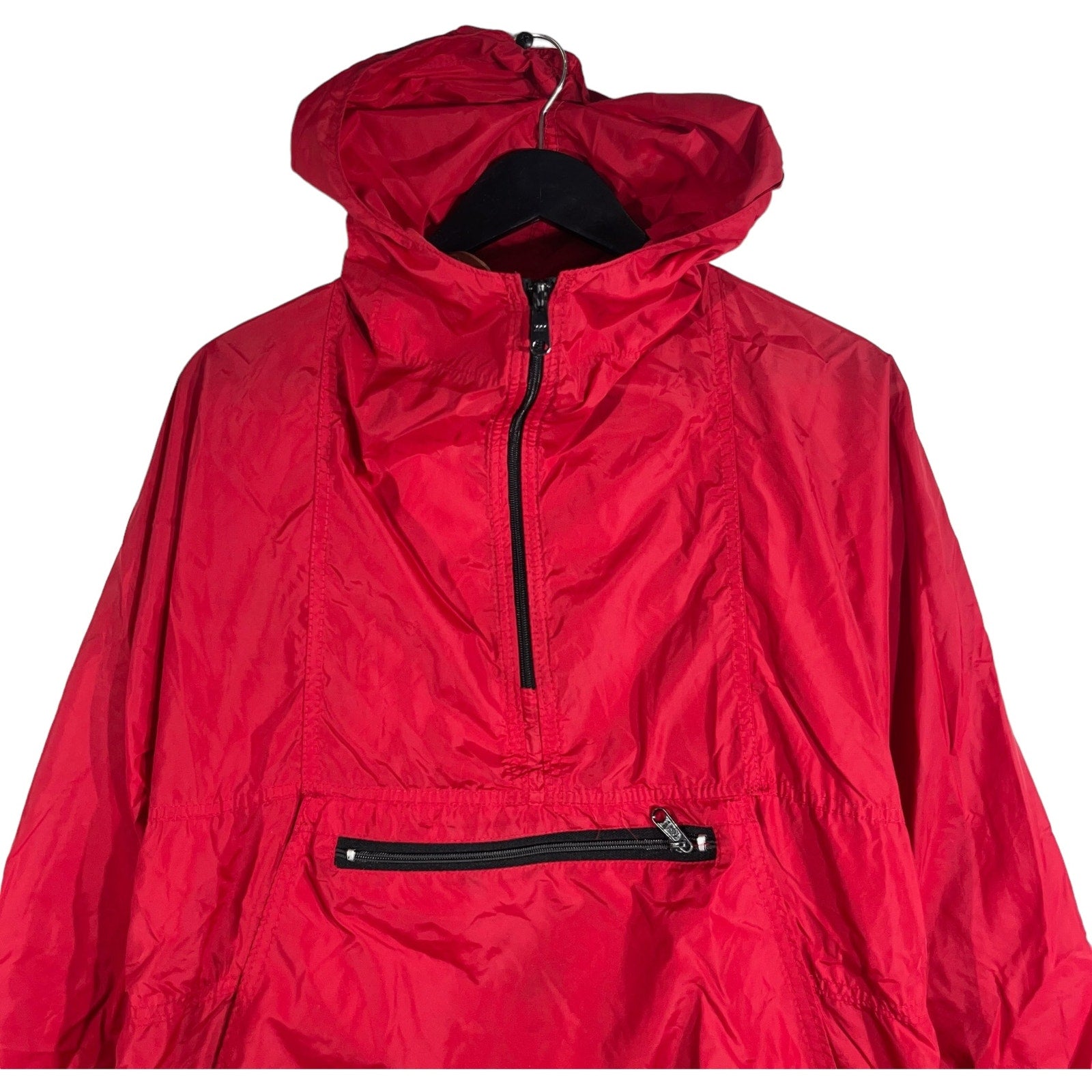 Collection of L.L. Bean 1/3 Zip Pullover Anorak Hoodie Nylon Jacket in a gallery layout