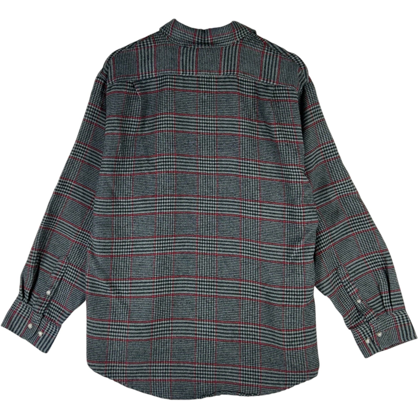 Collection of Mercedes by Enro Plaid Button-Up Collared Flannel in a gallery layout