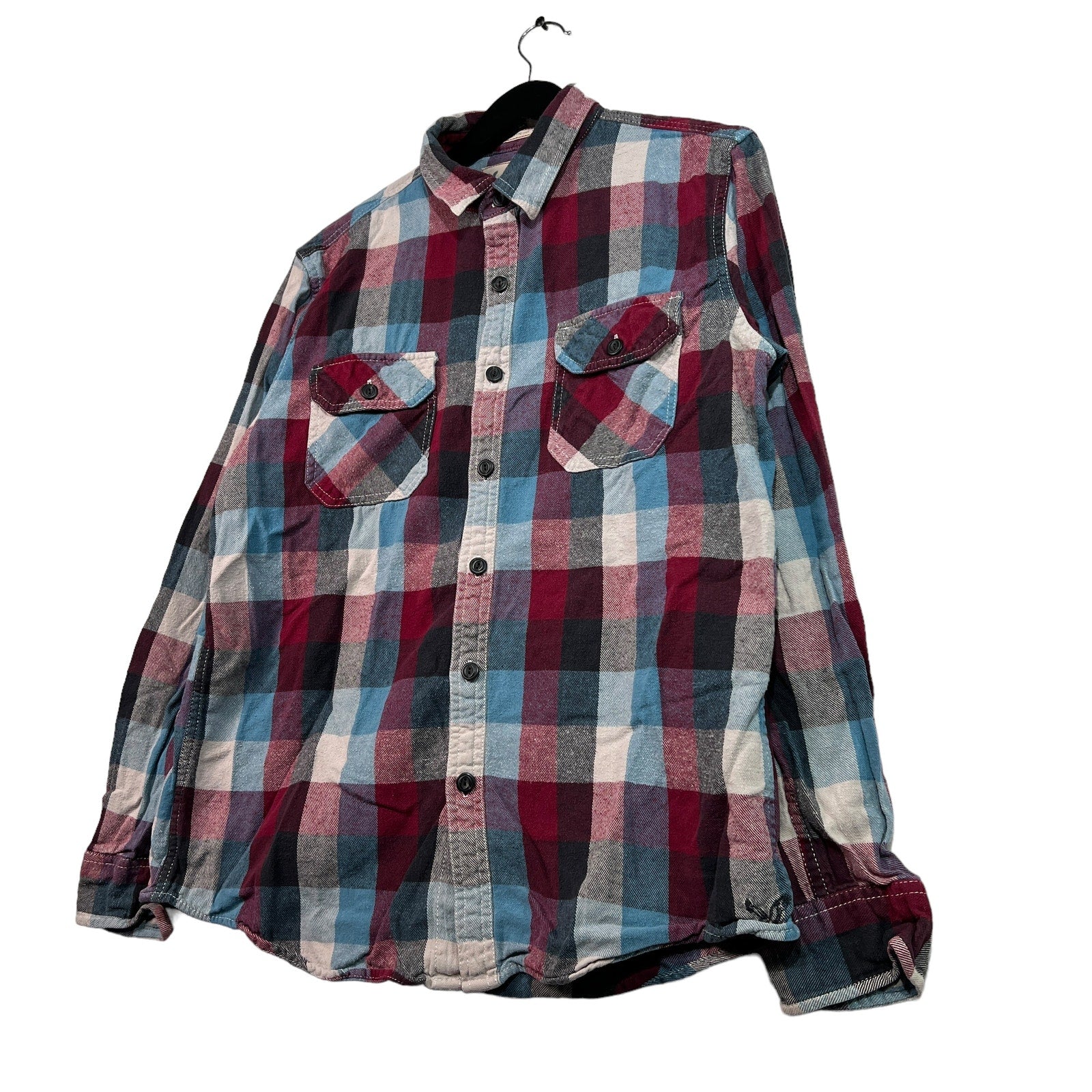 Collection of American Eagle Outfitters Athletic Fit Plaid Flannel in a gallery layout