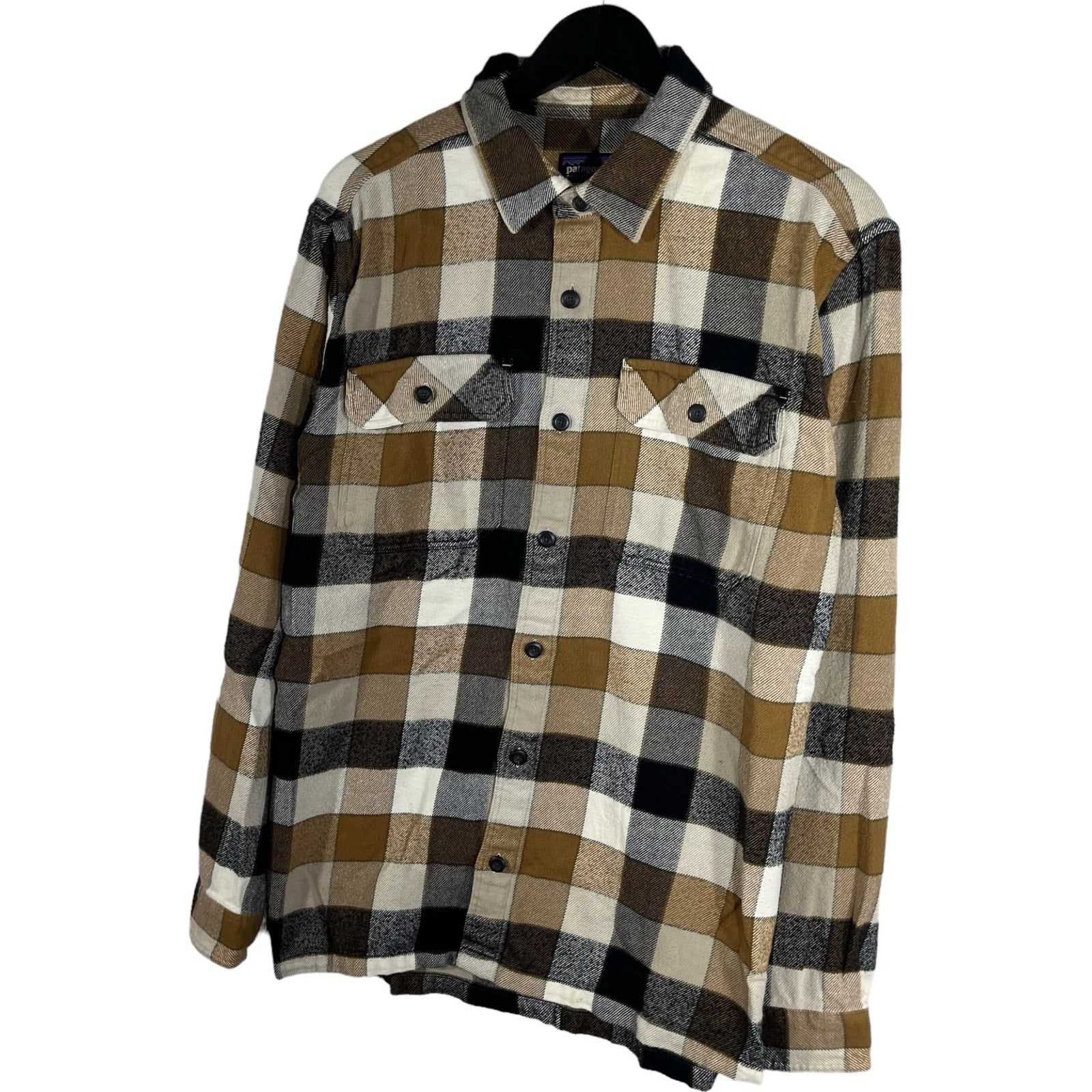 Collection of Patagonia Long Sleeve Flannel Plaid Button Down in a gallery layout