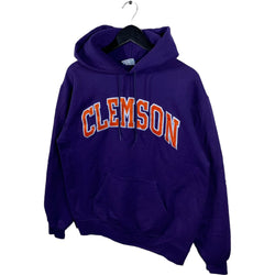 Collection of Champion Clemson Spell-Out Hoodie in a gallery layout