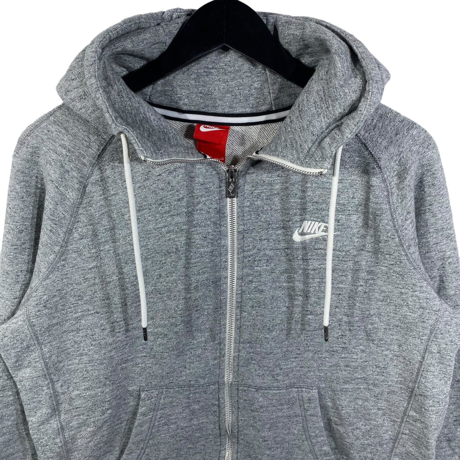 Collection of Nike Embroidered Logo Full Zip Hoodie in a gallery layout
