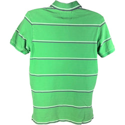 Collection of Abercrombie & Fitch Striped Short Sleeve Polo in a gallery layout