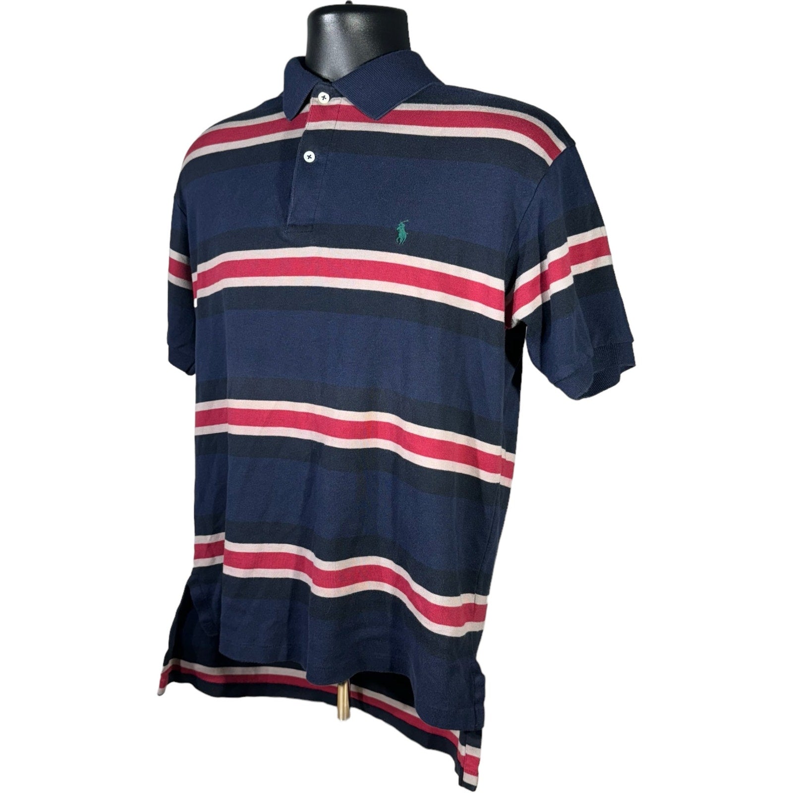 Collection of Vintage Polo Ralph Lauren Short Sleeve Striped Polo in a gallery layout