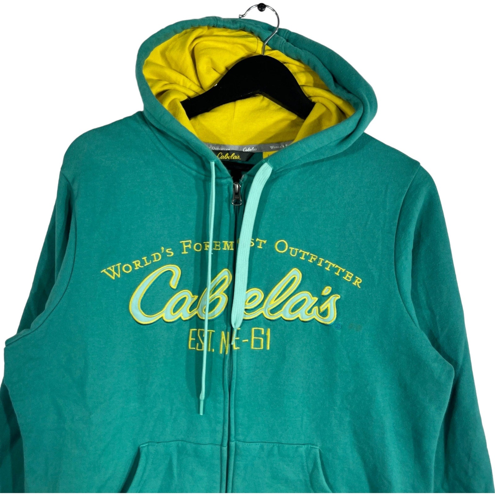 Collection of Cabela's Embroidered Full Zip Hoodie in a gallery layout