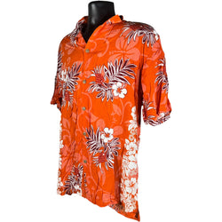 Collection of Floral Hawaiian Short Sleeve Button Up in a gallery layout