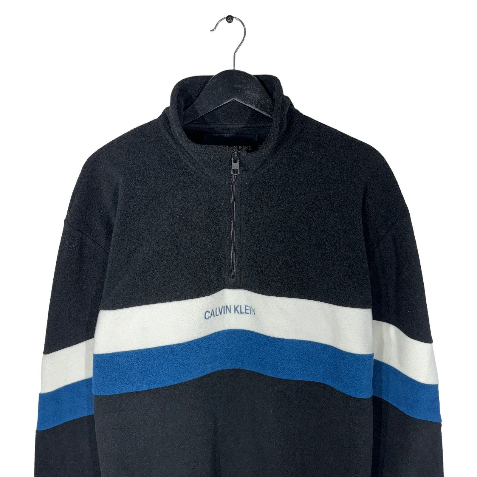 Collection of Calvin Klein Jeans 1/2 Zip Fleece in a gallery layout