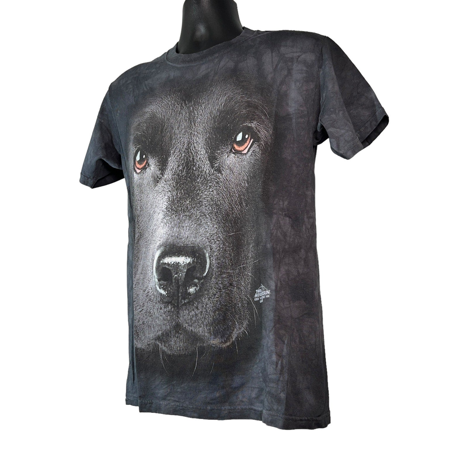 Collection of Delta Apparel Black Dog Tye Die Tee in a gallery layout