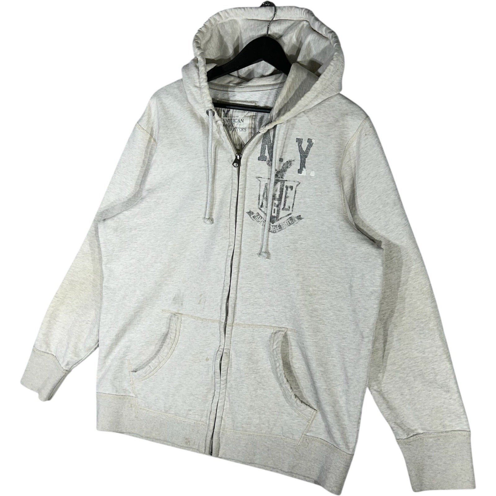 Collection of American Eagle Full Zip Hoodie in a gallery layout