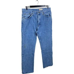 Collection of Wrangler Denim Regular Fit Straight Leg Jeans in a gallery layout