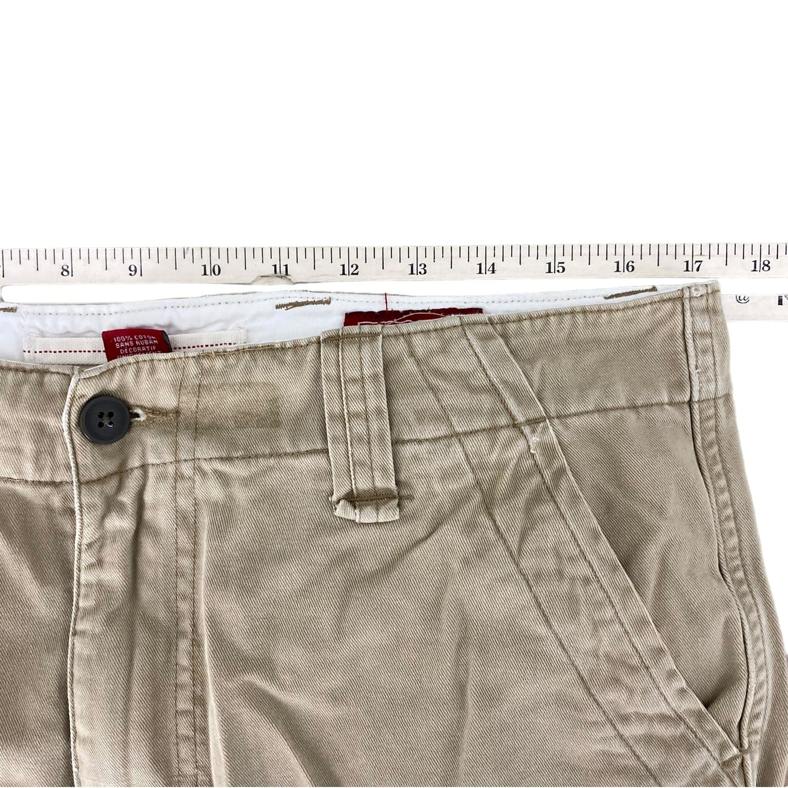 Collection of Chaps Zip Fly Cargo Shorts in a gallery layout