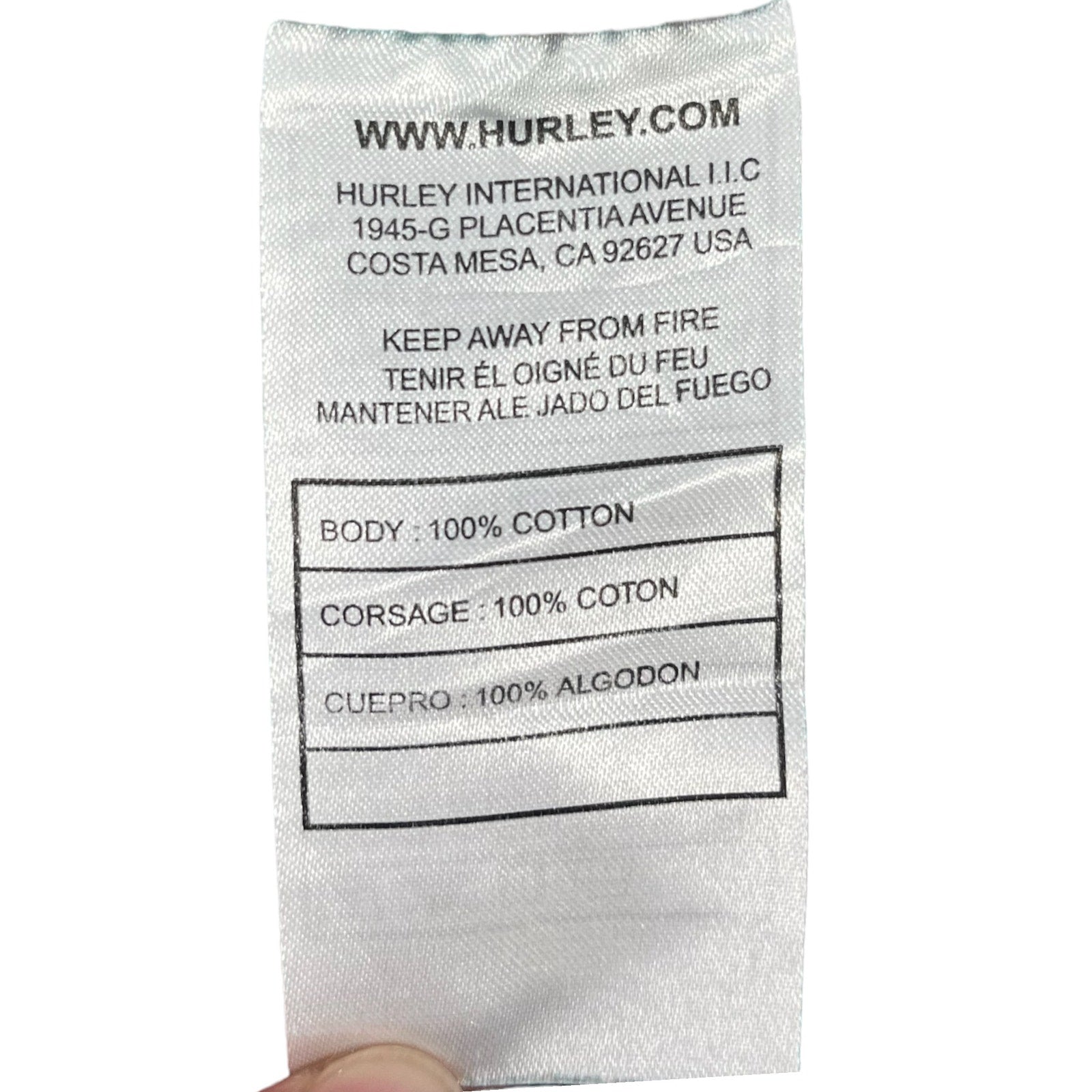 Collection of Hurley Plaid Long Sleeve Flannel in a gallery layout