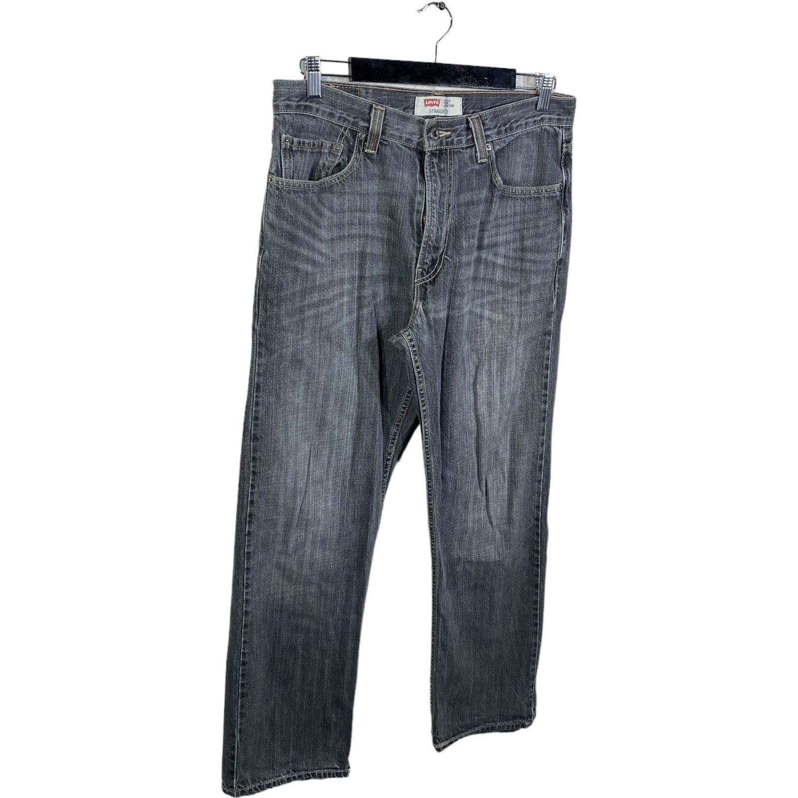 Collection of Levis 505  Zip Fly Straight Leg Pants in a gallery layout