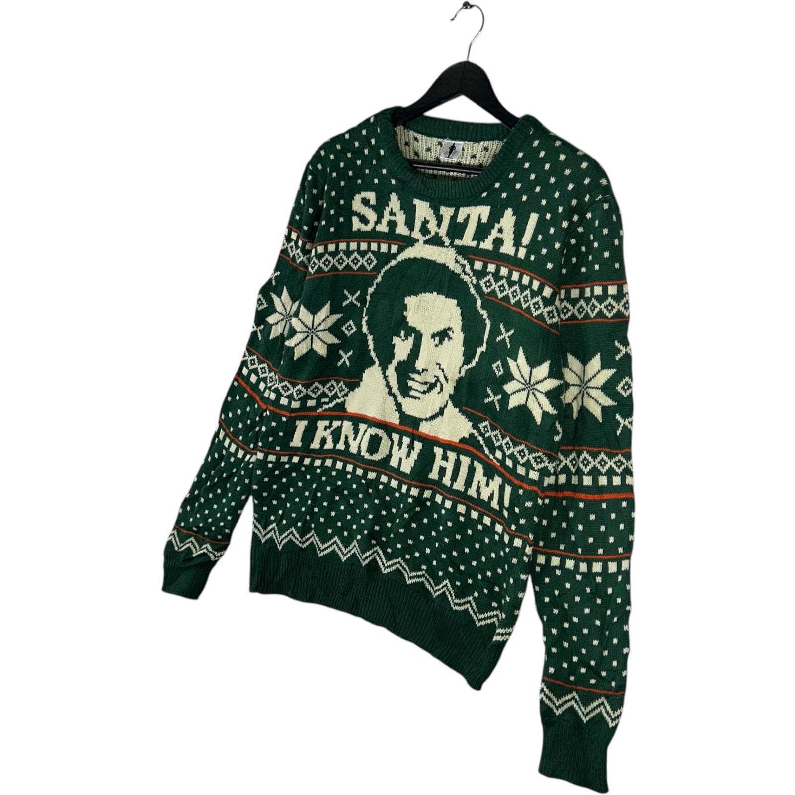 Collection of Elf "Santa I Know Him" Christmas Sweater in a gallery layout