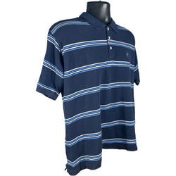 Collection of Beverly Hills Polo Club Striped Short Sleeve Polo in a gallery layout