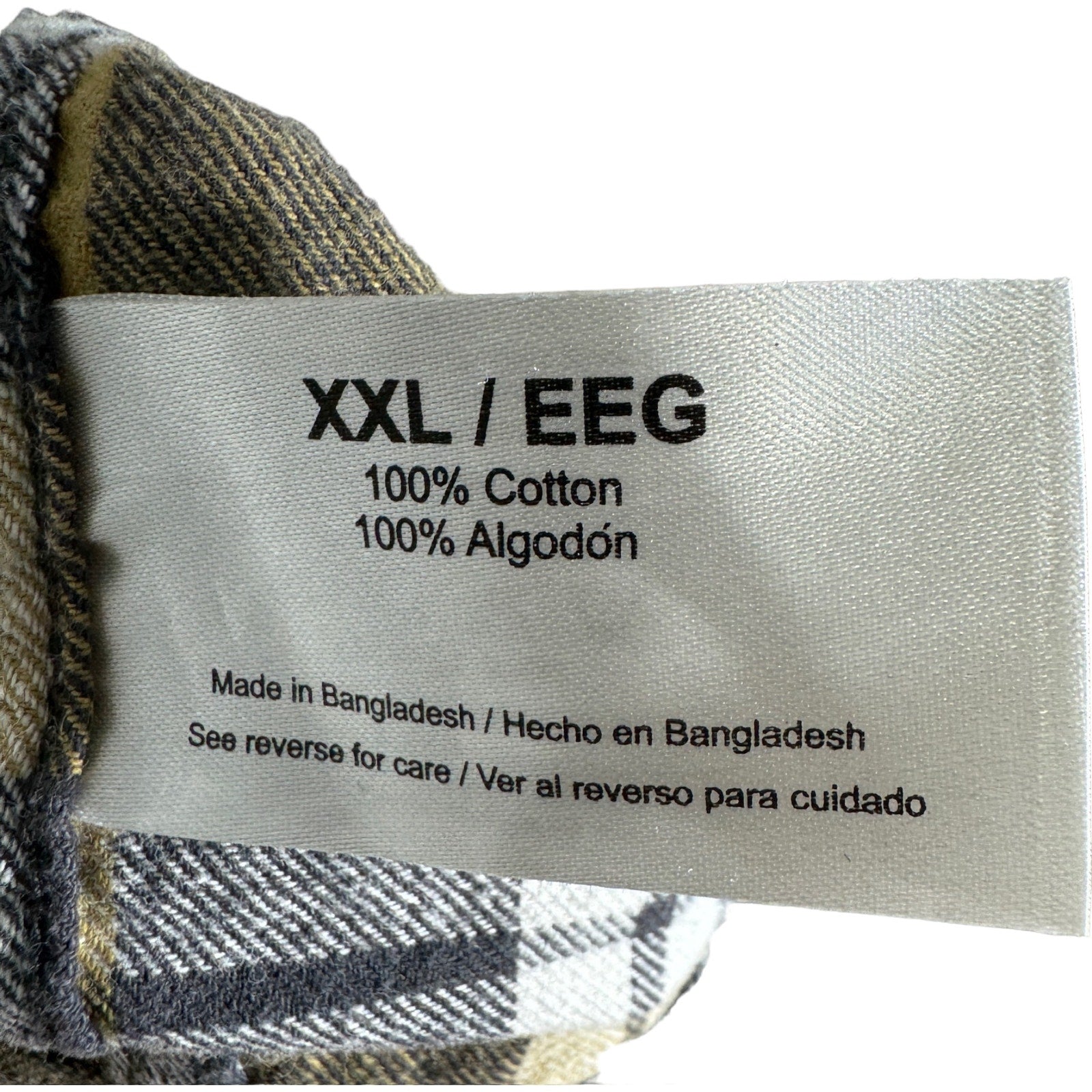 Collection of Eddie Bauer Long Sleeve Plaid Flannel in a gallery layout