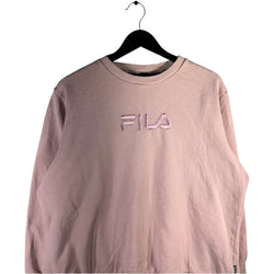 Collection of Women's FILA Embroidered Logo Crewneck in a gallery layout