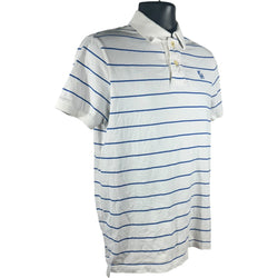 Collection of Abercrombie & Fitch Short Sleeve Striped Polo in a gallery layout