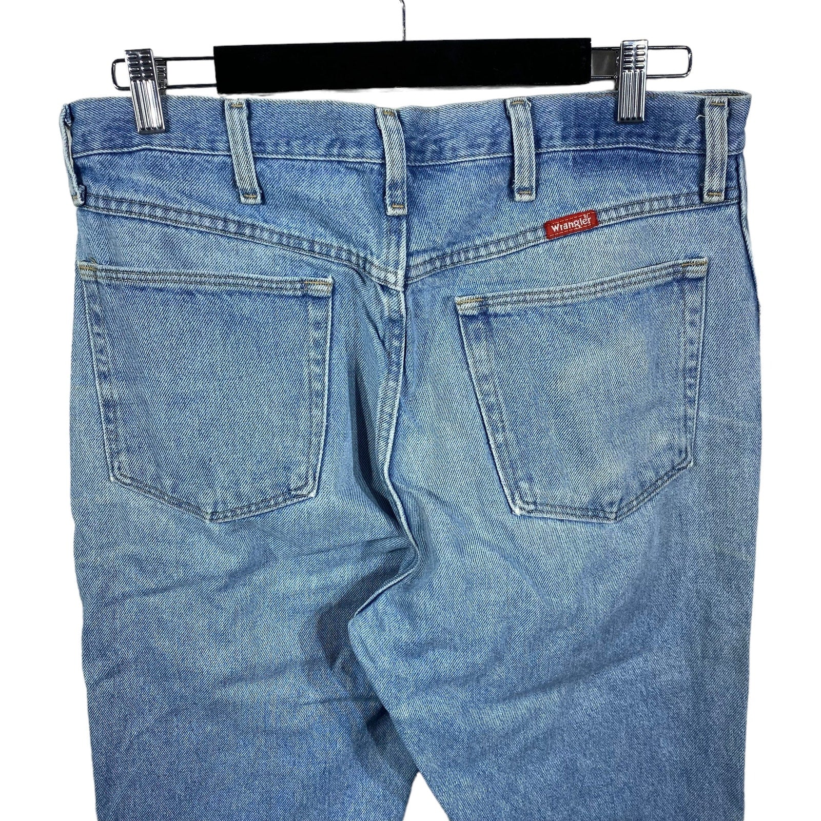 Collection of Rustler Denim Straight Leg Jeans 34 x 33 in a gallery layout