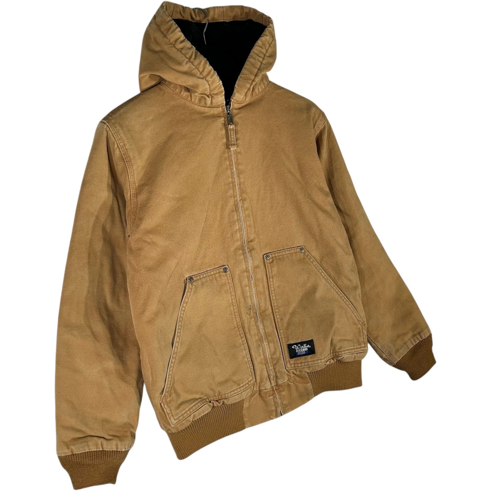 Collection of Youth Walls Blizzard Pruf Hooded Workwear Jacket in a gallery layout