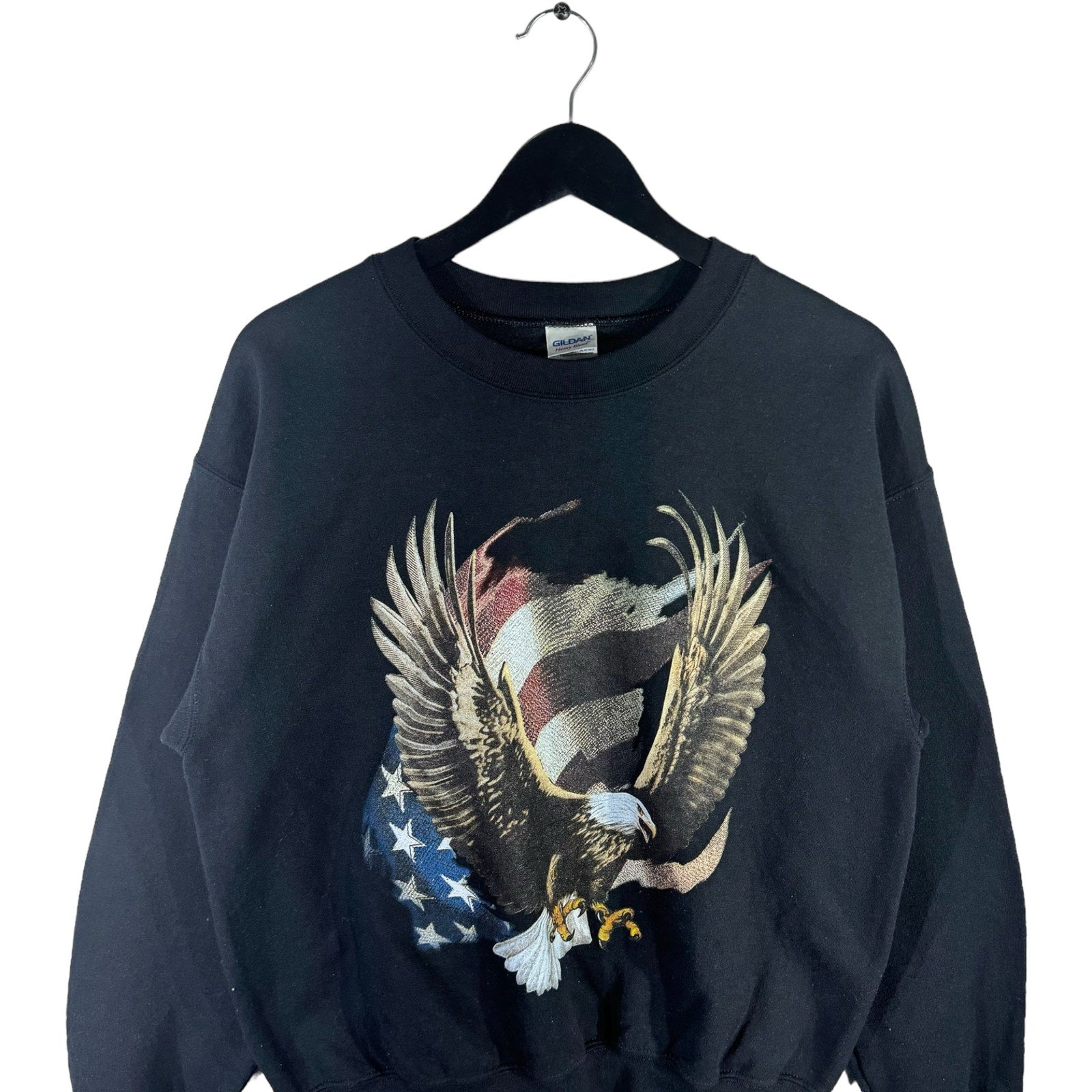 Collection of Bald Eagle American Crewneck in a gallery layout