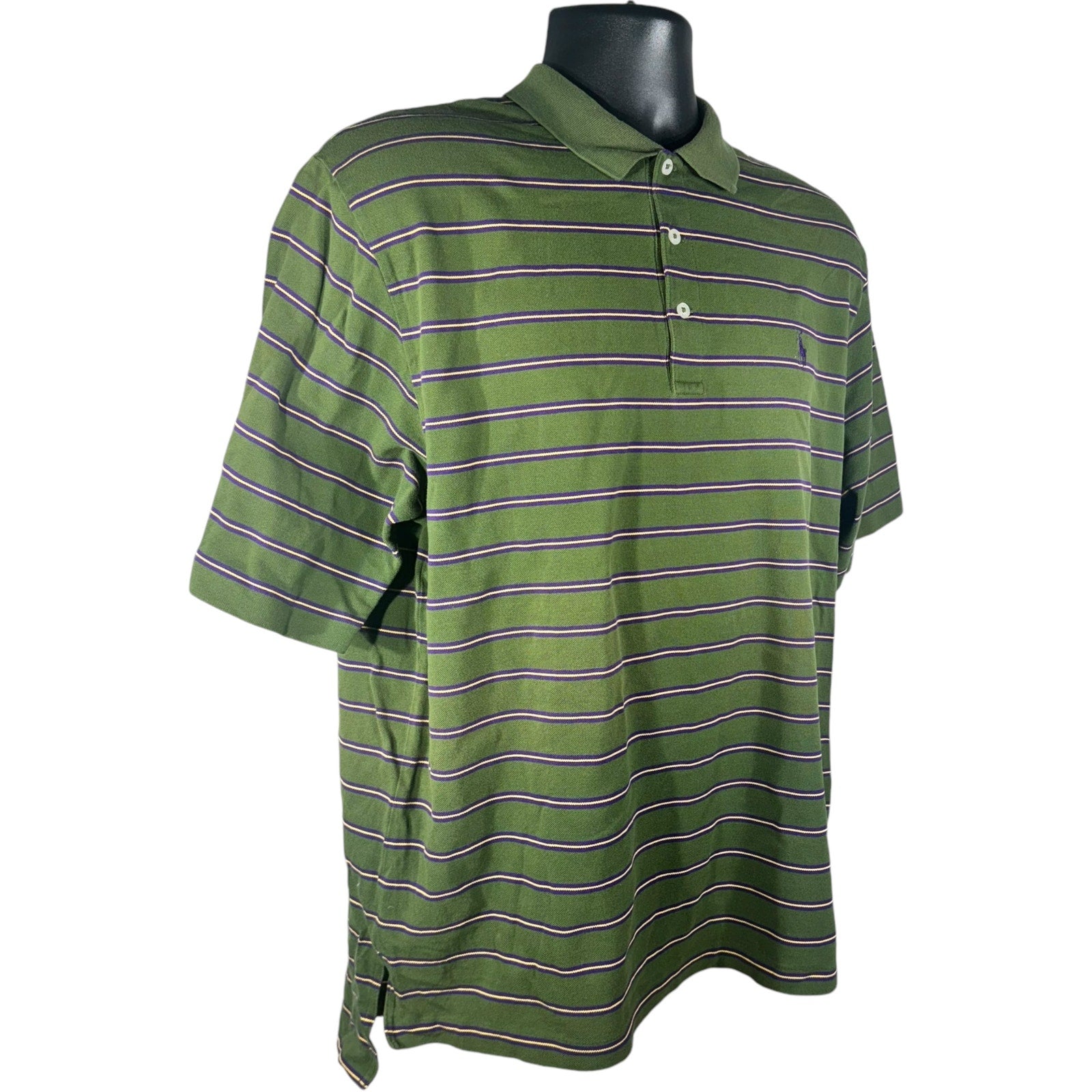 Collection of Polo Golf Striped Short Sleeve Polo in a gallery layout