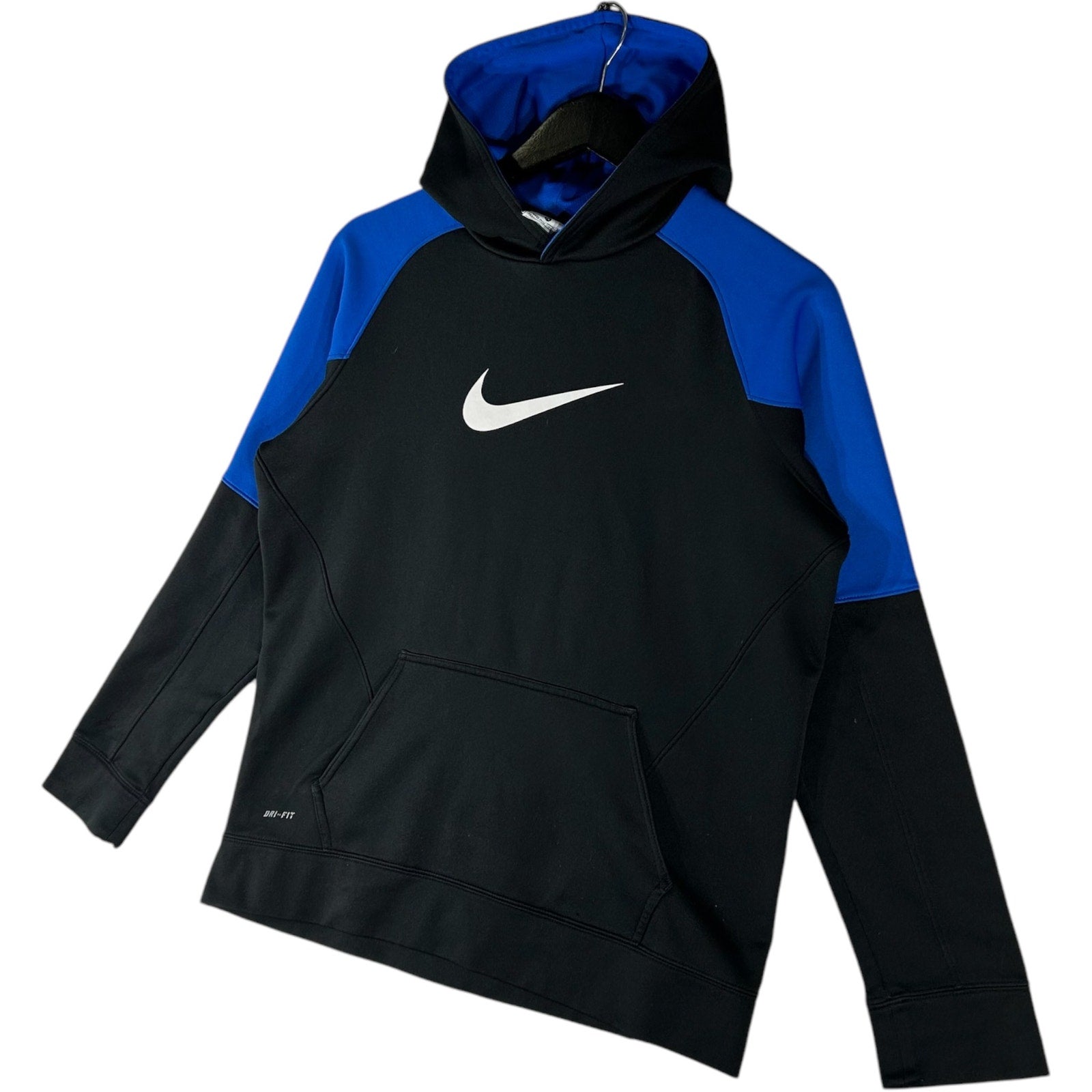 Collection of Nike Therma-Fit Color Block Swoosh Hoodie in a gallery layout