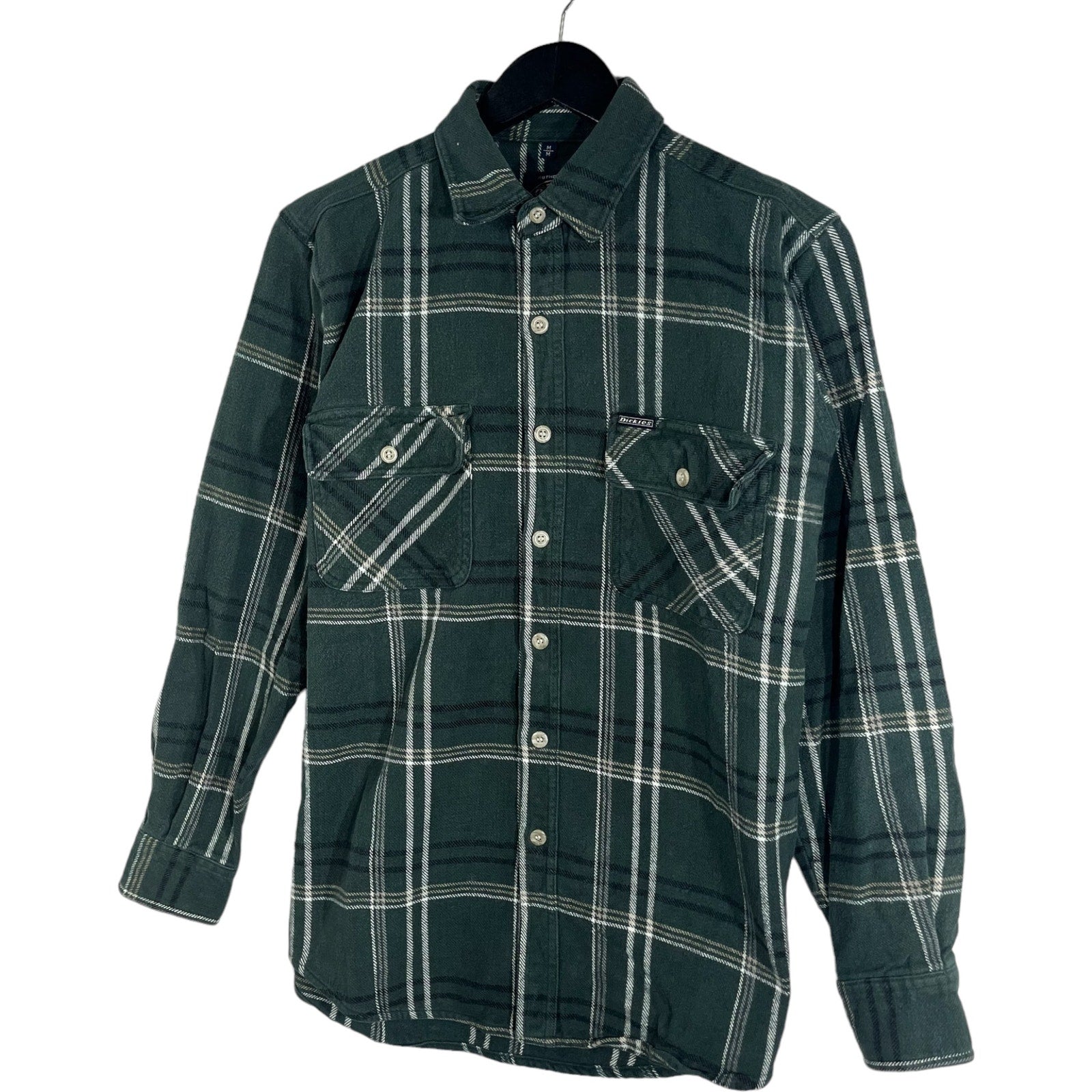 Collection of Dickies Plaid Long Sleeve Flannel in a gallery layout
