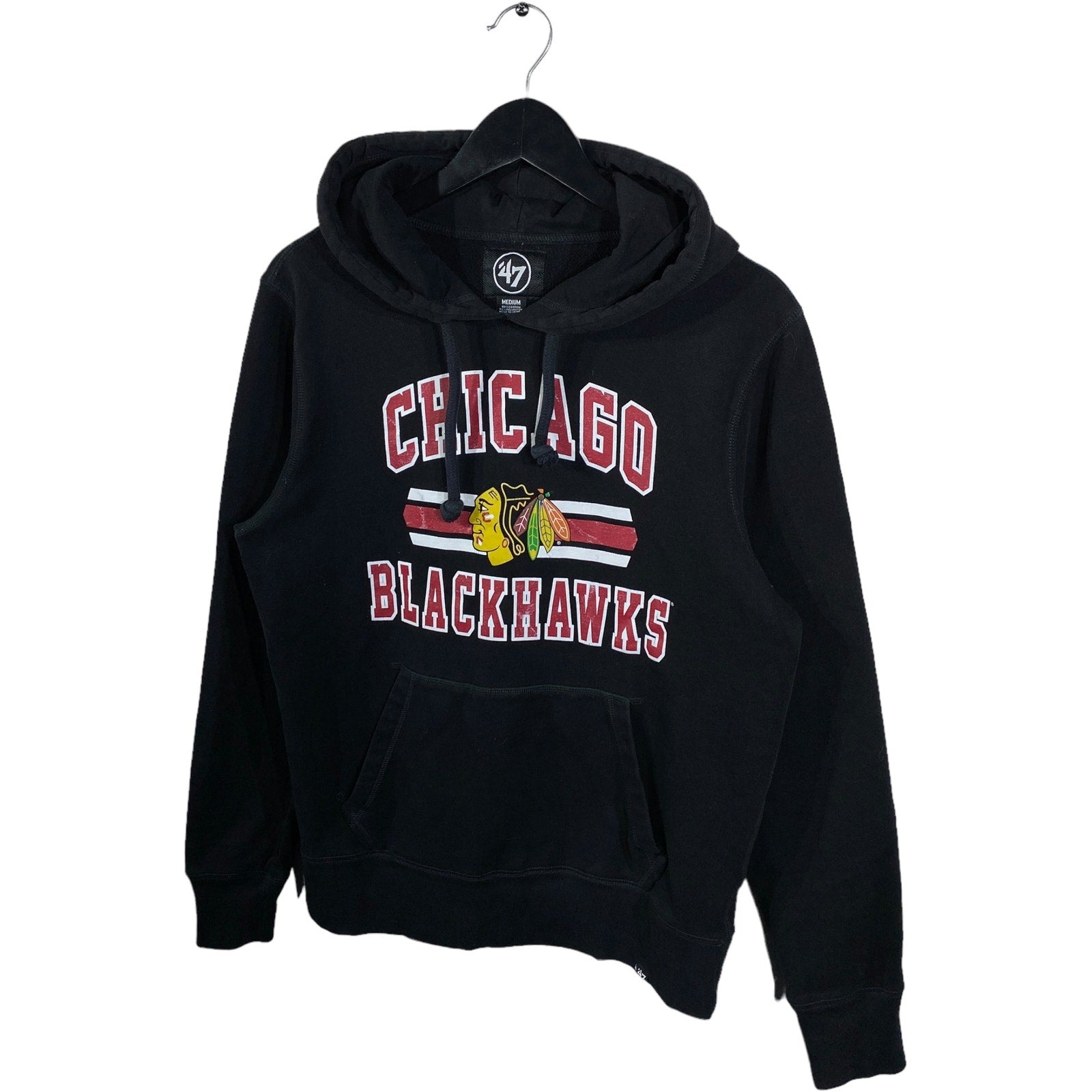 Collection of '47 NHL Chicago Black Hawks Hoodie in a gallery layout