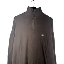 Collection of Lacoste 1/4 Zip Sweatshirt in a gallery layout