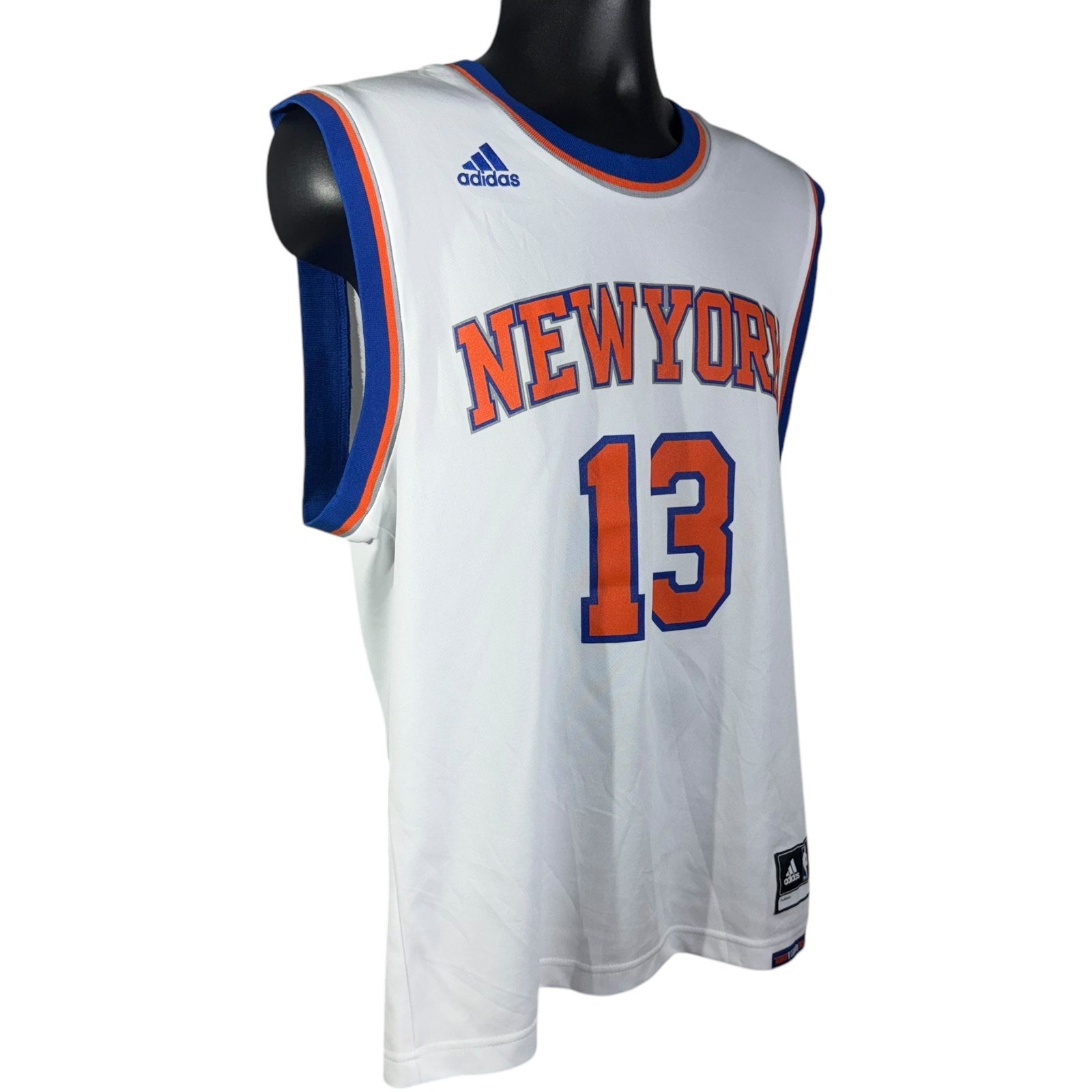 Collection of Adidas NY Knicks Joakim Noah #13 NBA Jersey in a gallery layout