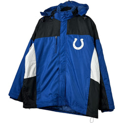 Collection of NFL Indianapolis Colts Full Zip Hooded Jacket in a gallery layout