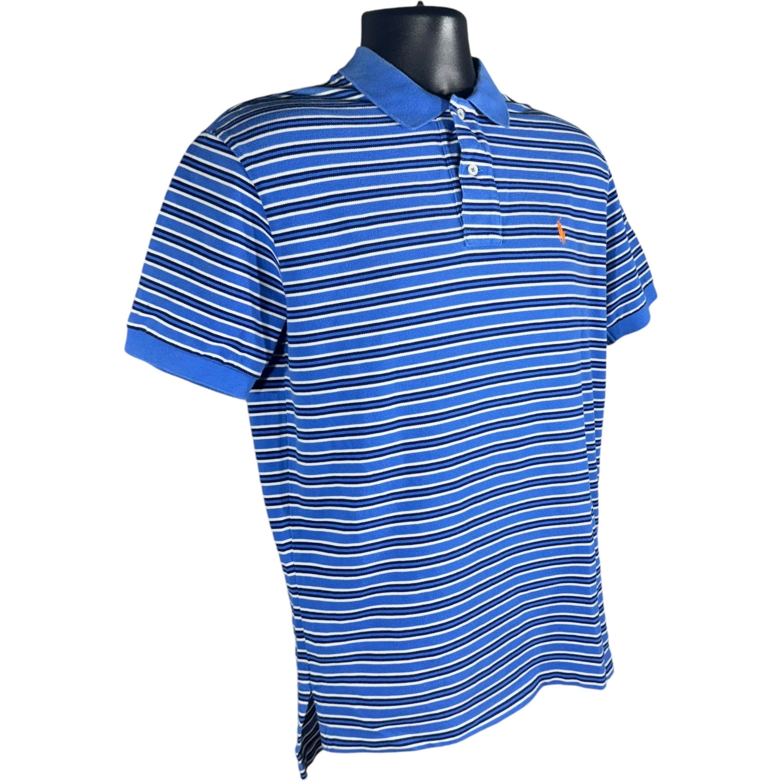 Collection of Polo Ralph Lauren Striped Short Sleeve Polo in a gallery layout