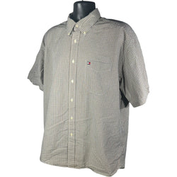 Collection of Tommy Hilfiger Short Sleeve Button Down in a gallery layout