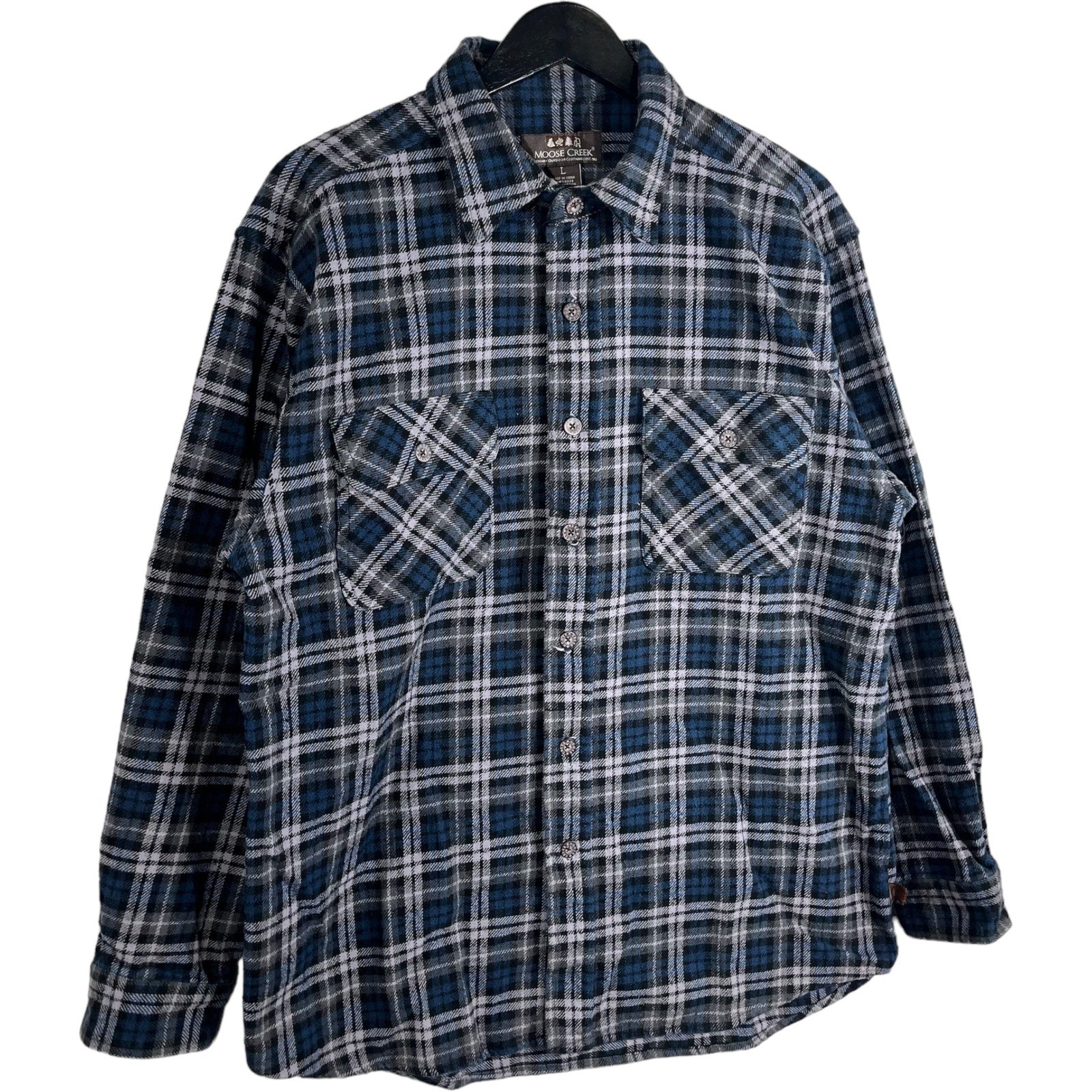 Collection of Moose Creek Plaid Long Sleeve Flannel in a gallery layout