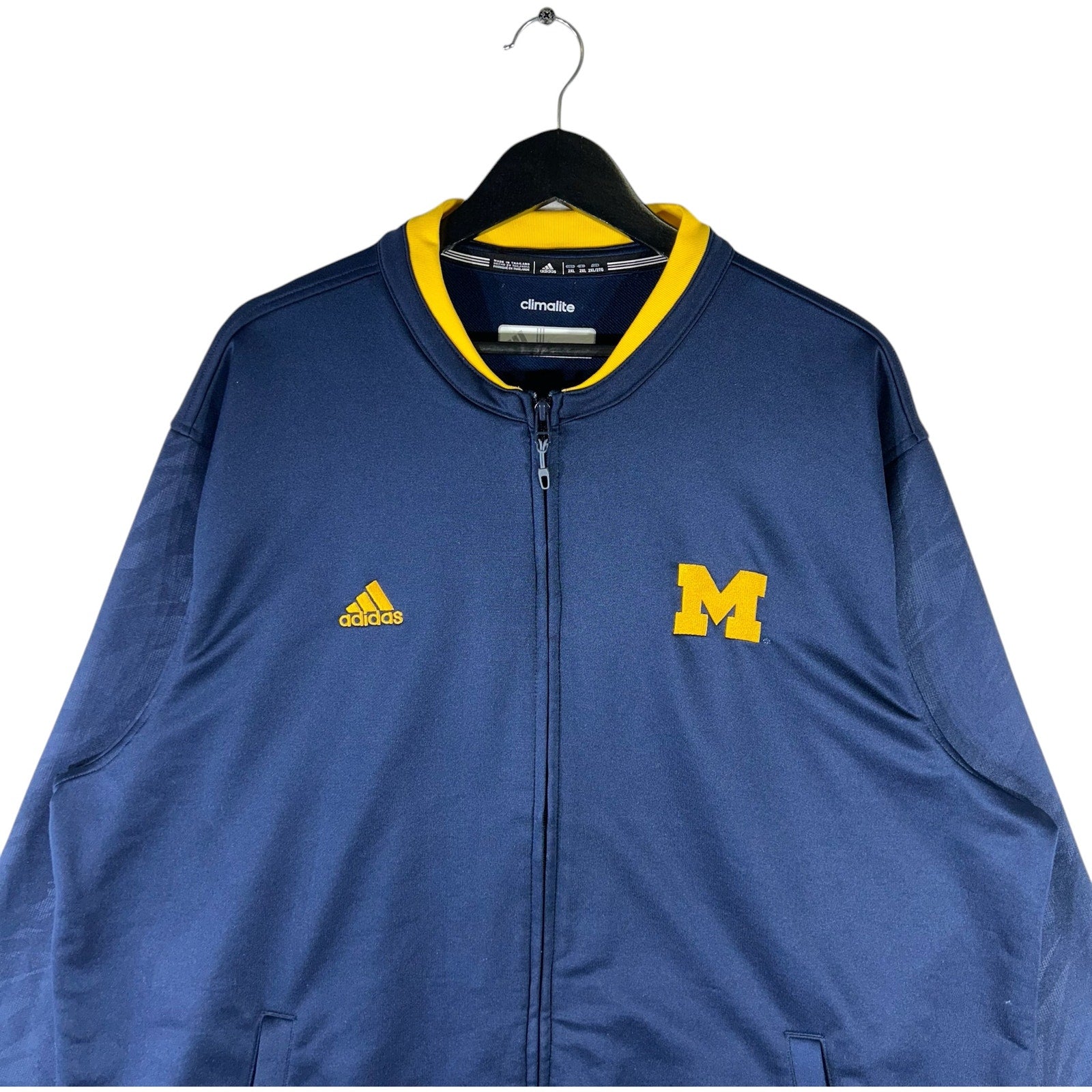Collection of Adidas University Of Michigan Light Jacket in a gallery layout
