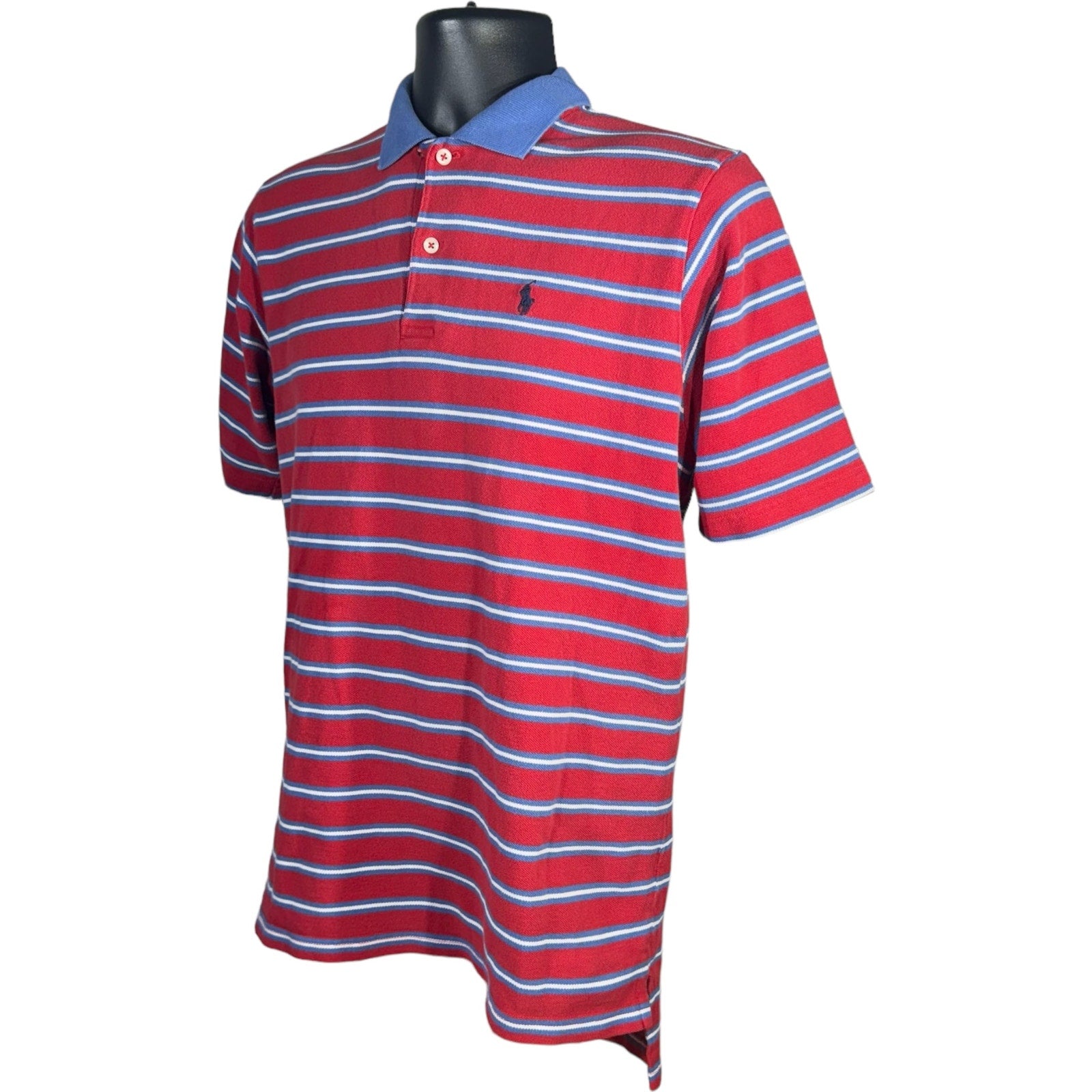 Collection of Polo Ralph Lauren Striped Short Sleeve Polo in a gallery layout