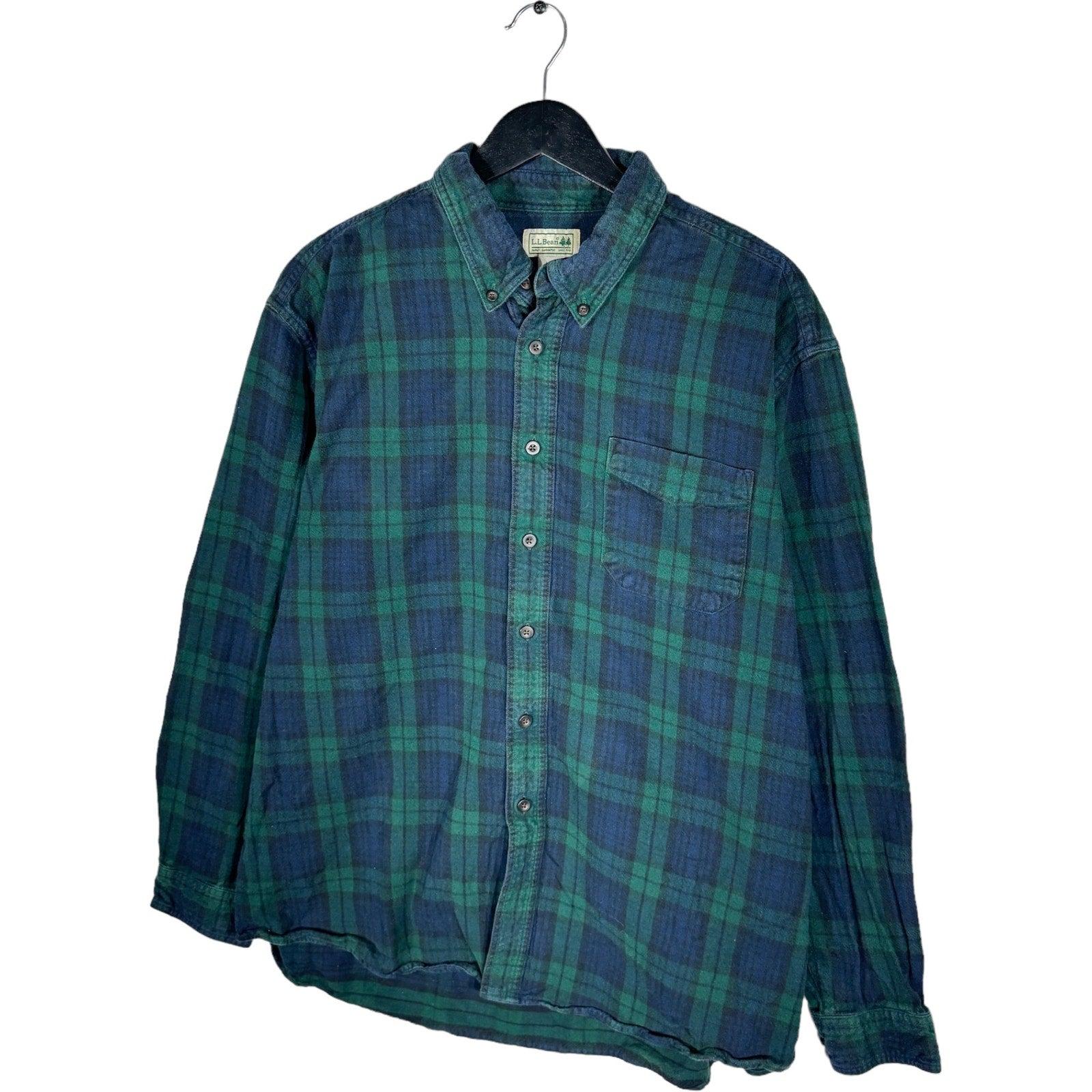 Collection of L.L. Bean Long Sleeve Plaid Flannel in a gallery layout