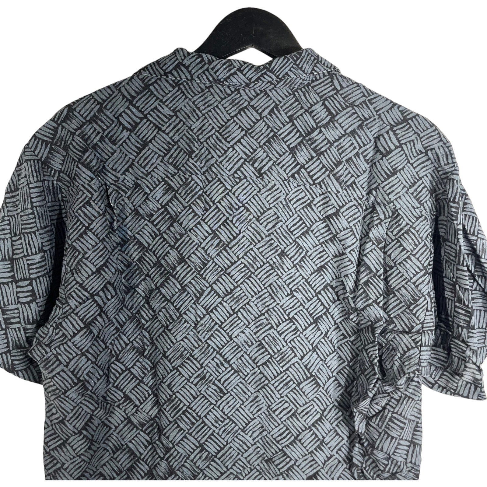 Collection of Pineapple Connection Dragon Pattern Short Sleeve Button Down in a gallery layout