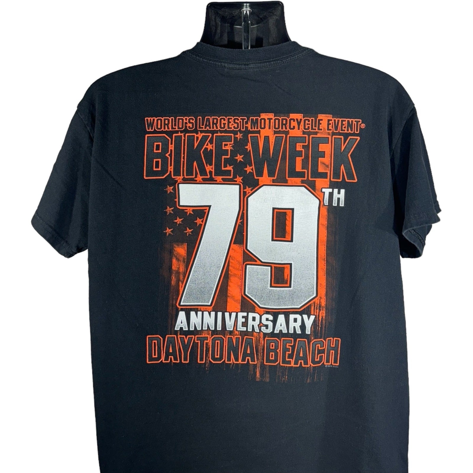 Collection of Hot Leathers Daytona Bike Week Tee 2020 in a gallery layout