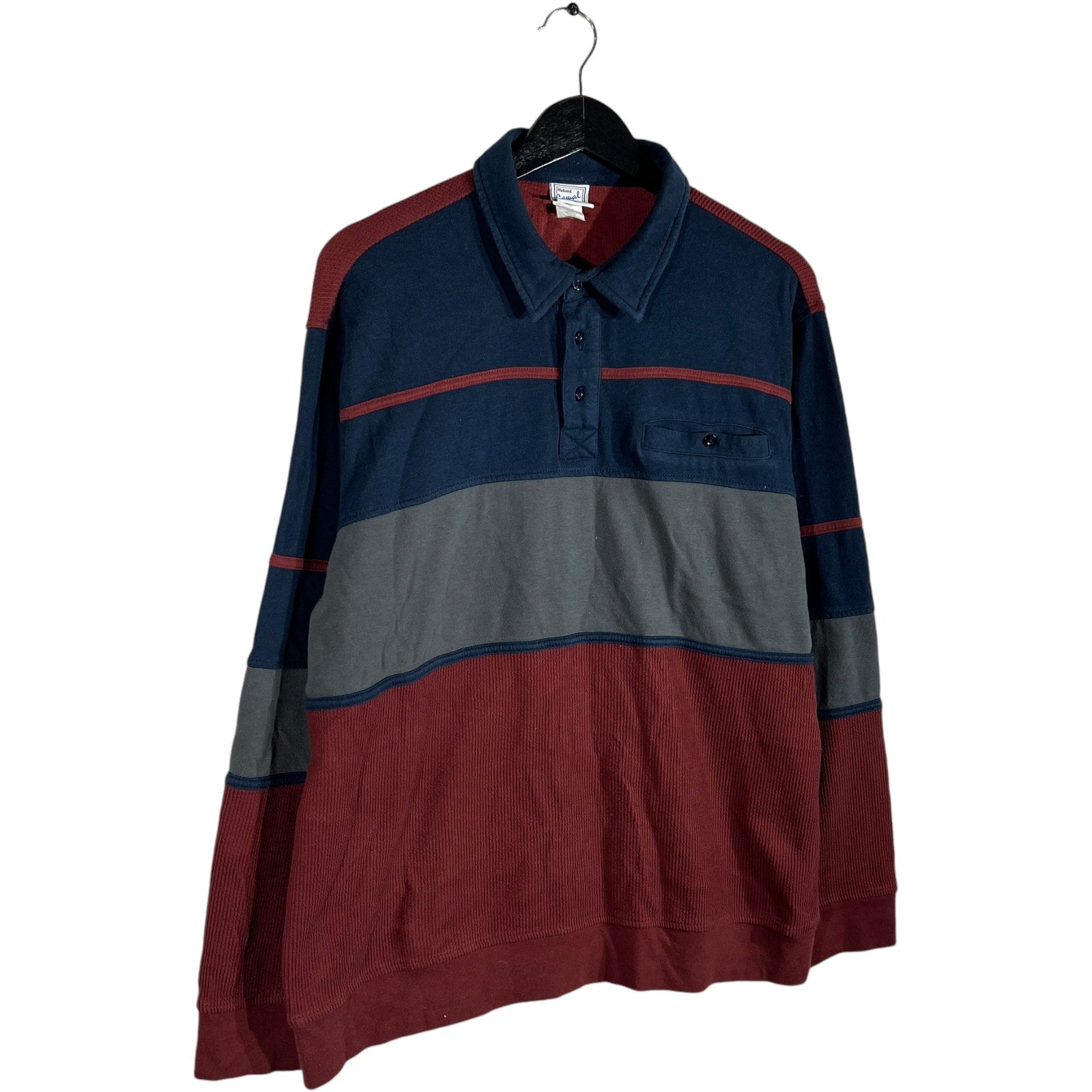 Collection of Casual Joe Chest Pocket Long Sleeve Polo in a gallery layout