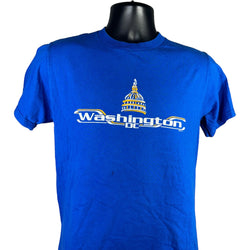 Collection of Washington DC Spellout Short Sleeve Travel Tee in a gallery layout