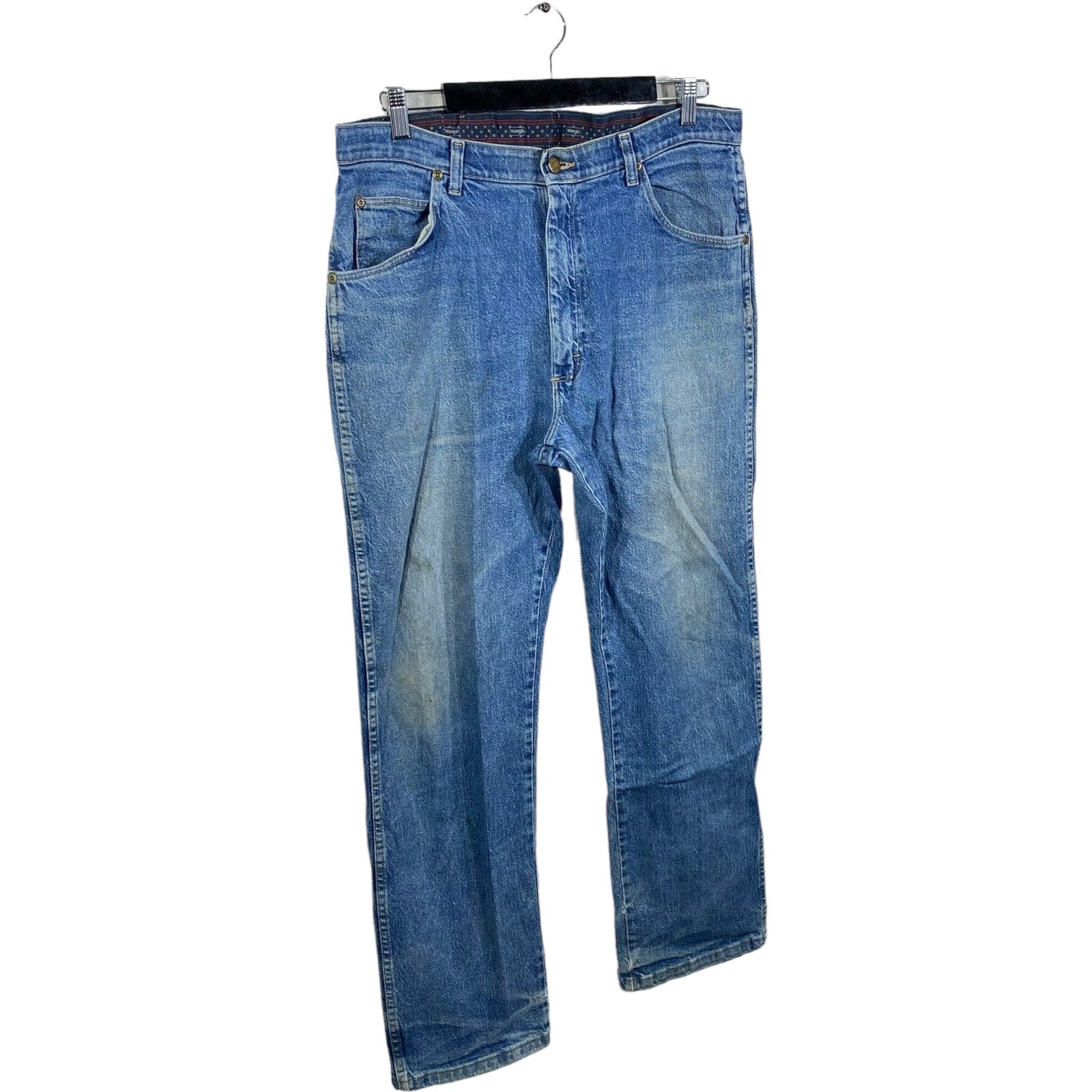 Collection of Wrangler Zip Fly Straight Leg Denim Pants in a gallery layout