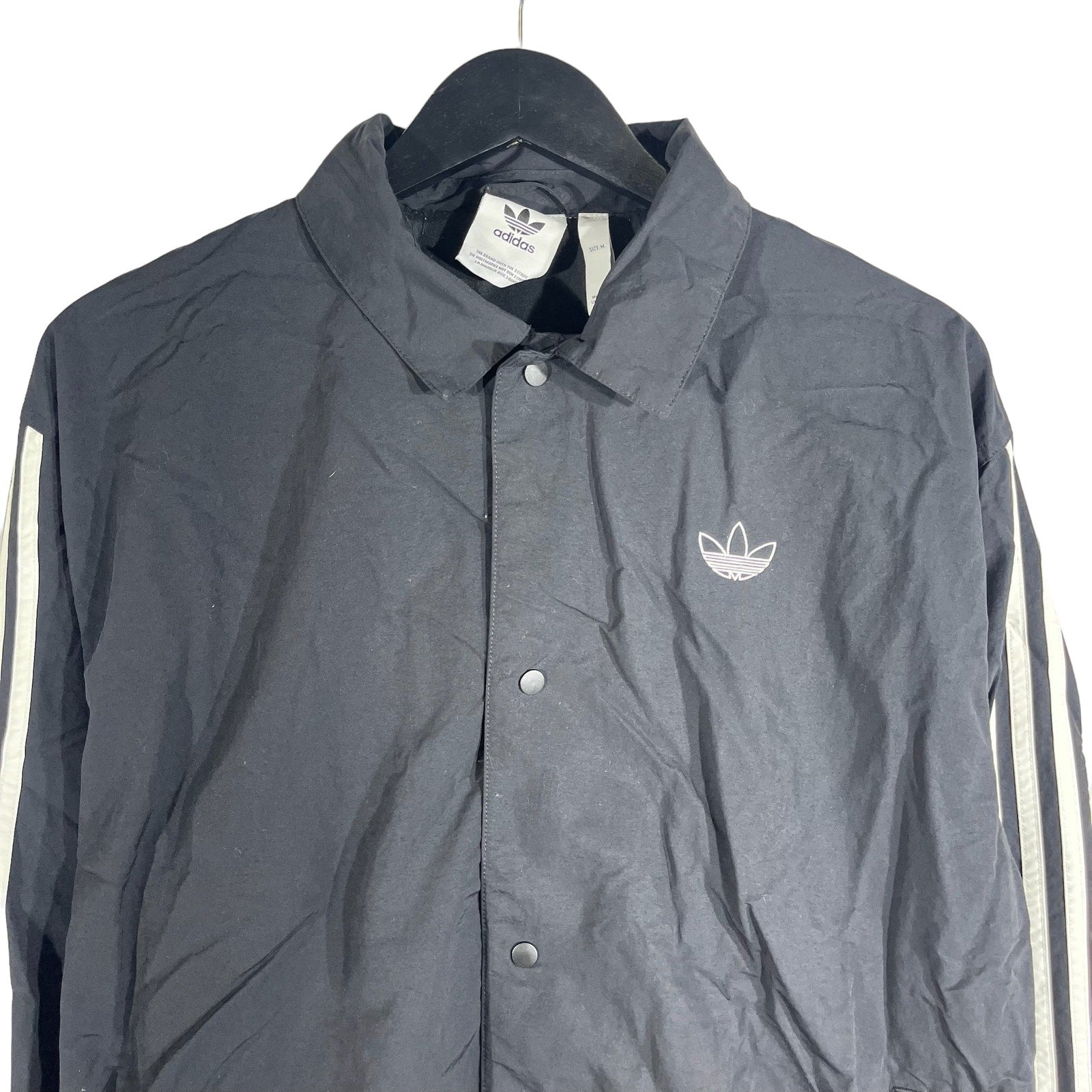 Collection of Adidas Button Down Nylon Jacket in a gallery layout