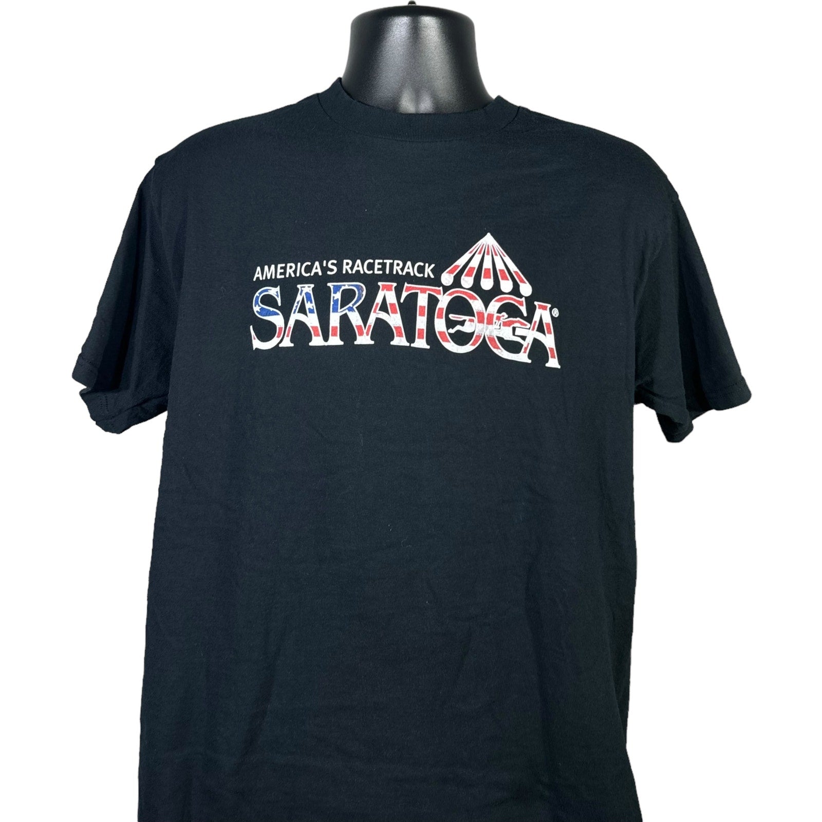 Collection of Americas Racetrack Saratoga Horse Racing Tee in a gallery layout