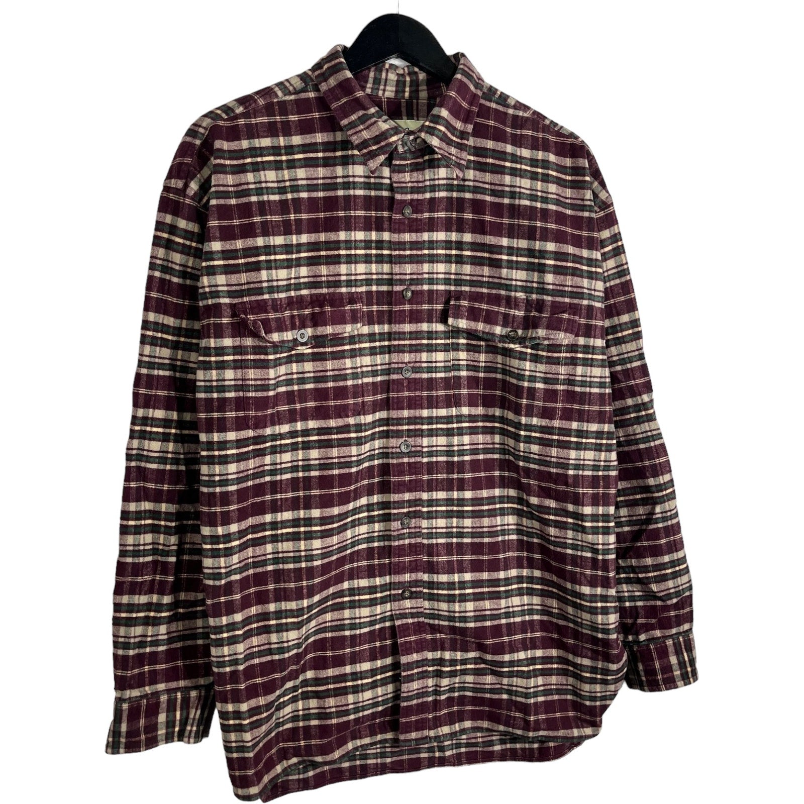 Collection of Eddie Bauer Long Sleeve Flannel in a gallery layout