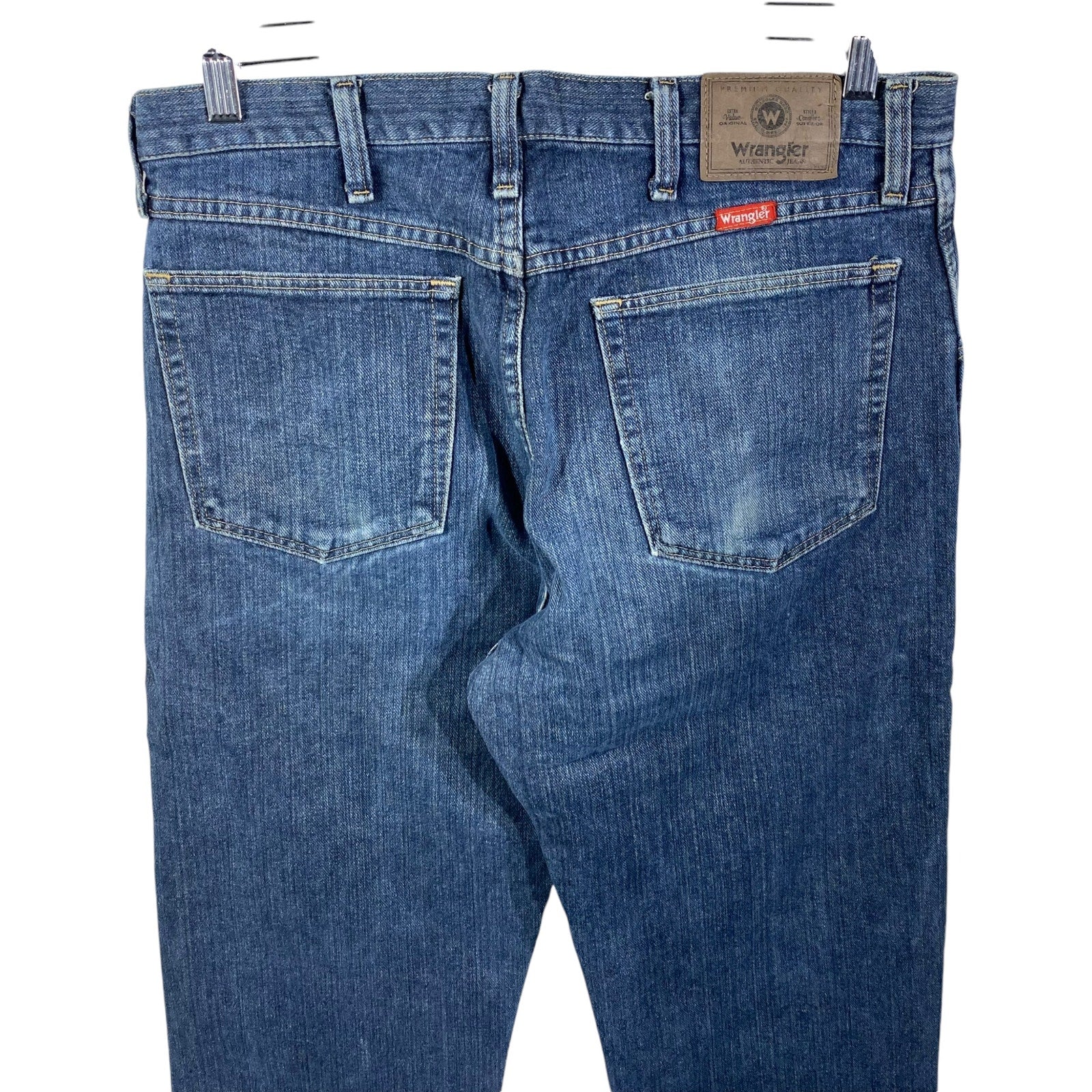 Collection of Wrangler Denim Straight Leg Jeans in a gallery layout